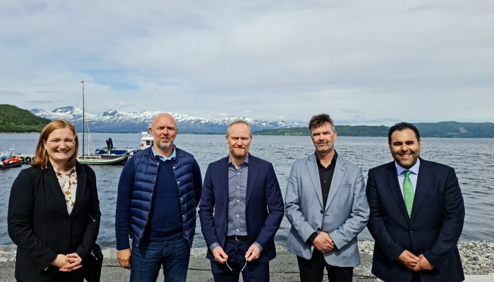 F.v. Ida Pinnerød, Jarle Solemdal, Geir Wenberg, Roger Øksheim, Masud Gharahkhani.