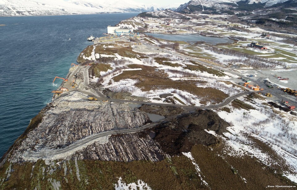 Tomten i Langsetvågen på Nesna gjøres klar