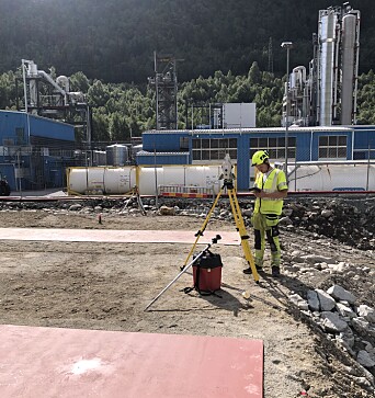 Arbeidet på det planlagte matfiskanlegget på Rjukan er godt i gang, og det vil være opp mot 200 arbeidere som jobber på anlegget.