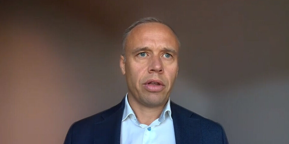 Pål Grimsrud, her fra Q2-fremleggelsen i 2022.