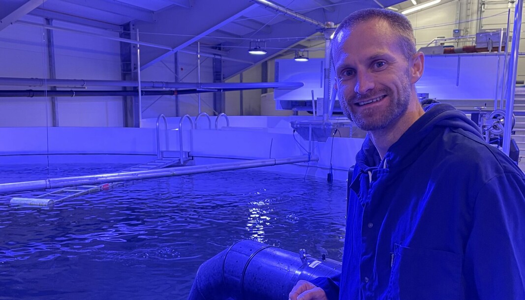 Morten Lund (40) er nyansatt hos Pure Salmon Kaldnes, og mener produksjon av smolt med RAS-teknologi er nøkkel for å møte fremtidens økte behov for laks.