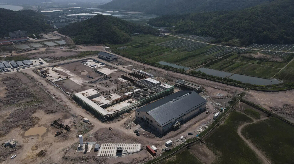 Bilde av Nordic Aqua (Ningbo) sitt anlegg i Gaotang Kina 6. september 2022.