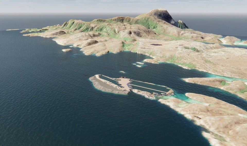 Gigante Salmon bygger landbasert matfiskanlegg i Rødøy kommune på Helgeland i Nordland fylke. Gigante Salmon bygger landbasert matfiskanlegg i Rødøy kommune på Helgeland i Nordland fylke.