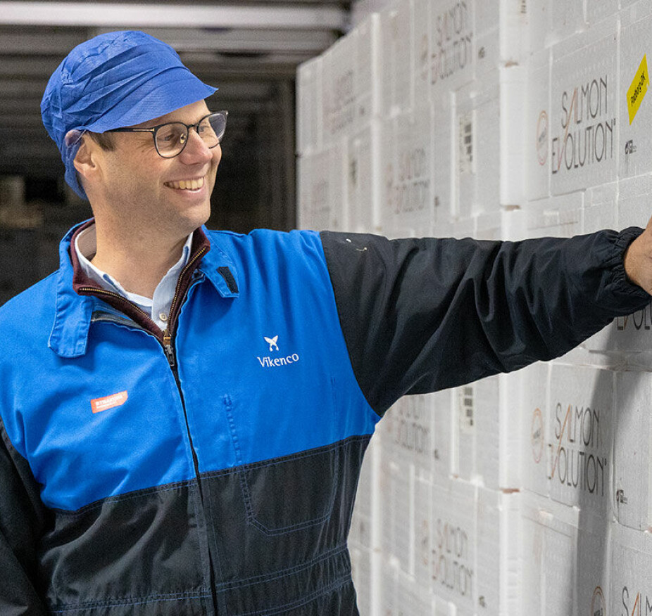 Slaktet den første fisken