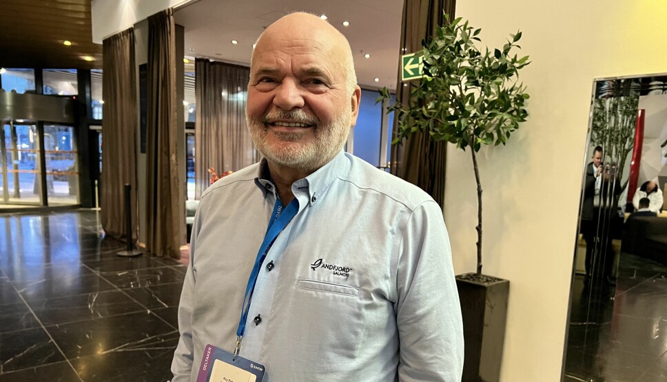 Roy Pettersen er styremedlem og største aksjonær i Andfjord Salmon. Her under Tekmar-konferansen i Trondheim.