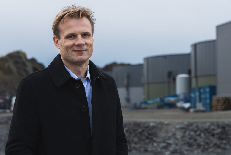CEO i Salmon Evolution, Trond Håkon Schaug-Pettersen kan smile over å ha sikret seg solid finansiell støtte CEO i Salmon Evolution, Trond Håkon Schaug-Pettersen kan smile over å ha sikret seg solid finansiell støtte