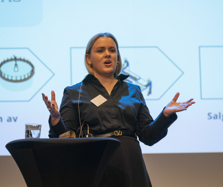 Camilla Bergby, advokat i advokatfirmaet Thommessen. Her under AqKva-konferansen tidligere i år.