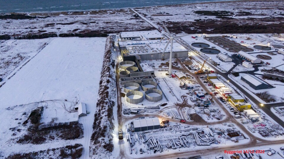 Skagen Salmon under bygging per desember 2022 Skagen Salmon under bygging per desember 2022