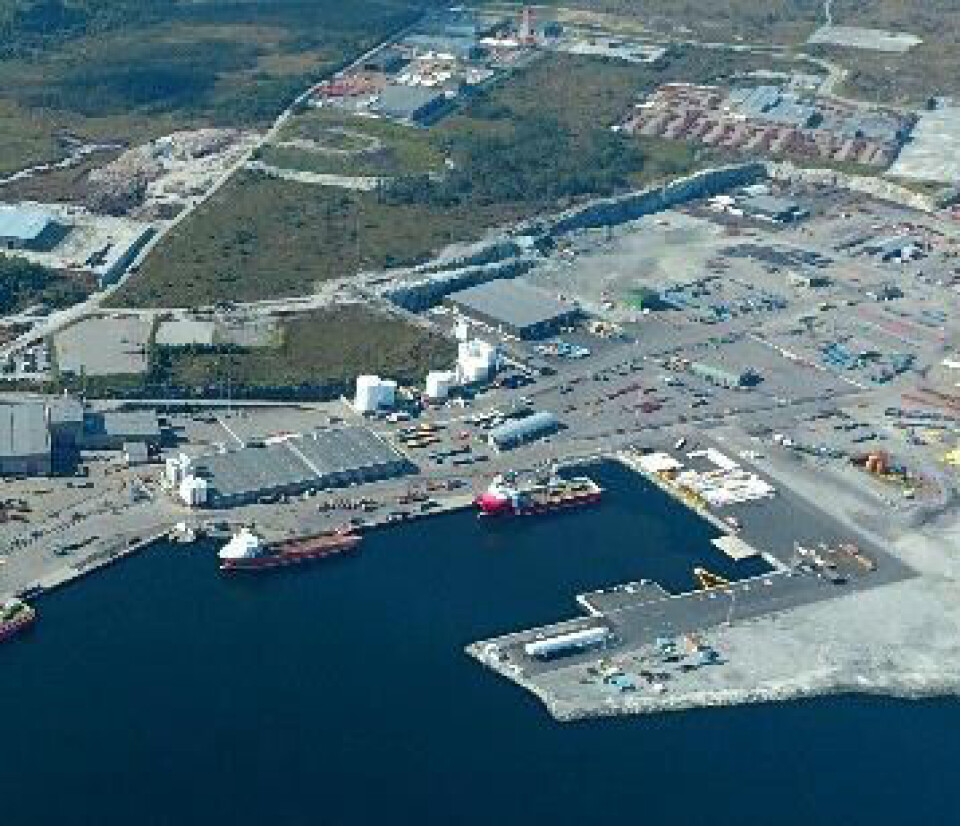 Oversiktsbilde av området der ABP Aqua Mongstad øsker å bygge. Oversiktsbilde av området der ABP Aqua Mongstad øsker å bygge.