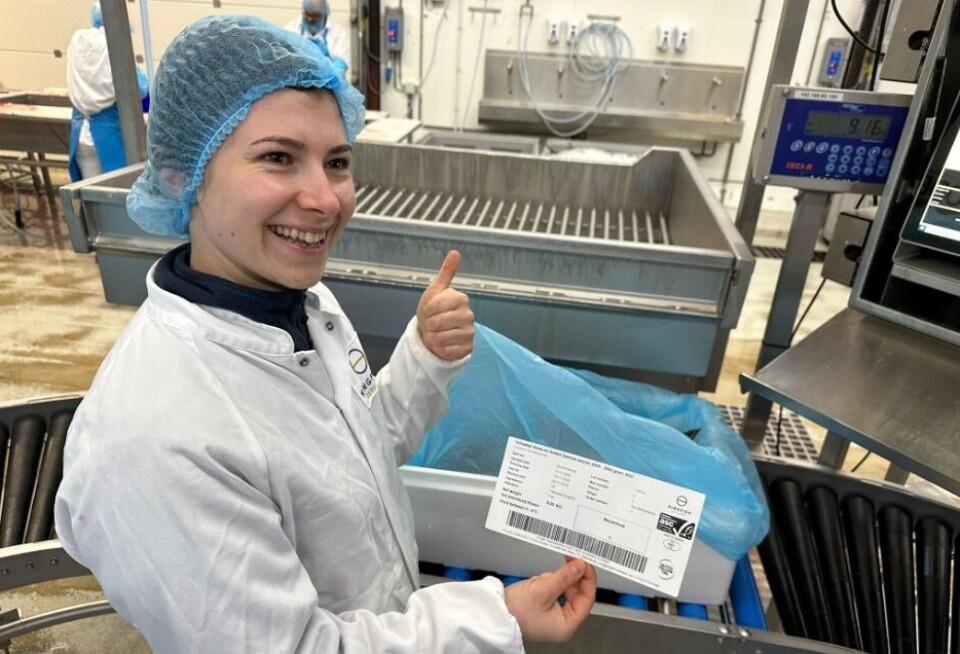 Første etikett fra Maritech Packing hos Kingfish-Zeeland. Første etikett fra Maritech Packing hos Kingfish-Zeeland.