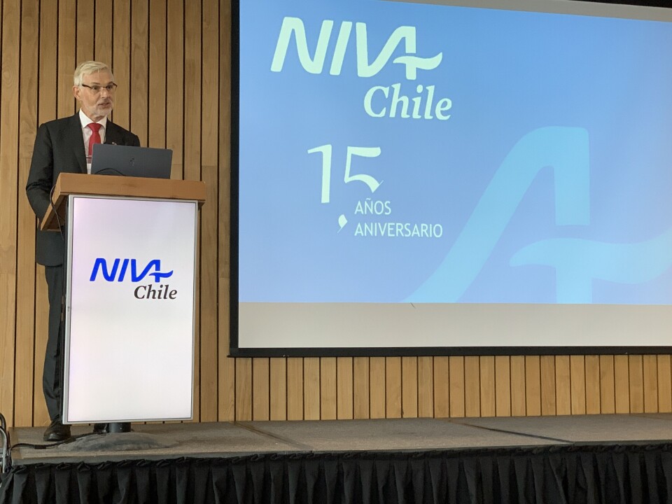 Jostein Leiro er Norges ambassadør til Chile. Han kastet glans over feiringen Jostein Leiro er Norges ambassadør til Chile. Han kastet glans over feiringen