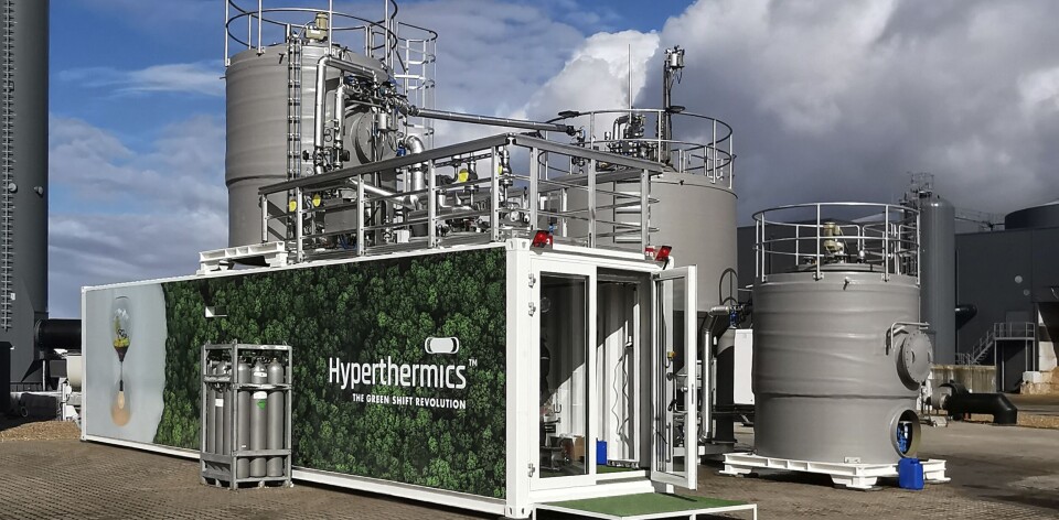 Hyperthermics har bygget opp en mobilt testanlegg i Danmark. Dette vil snart blir flyttet til Hofseths settefiskanlegg i Tafjord.
