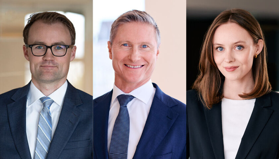 Erik Andresen, Tore Fjørtoft og Sigrid Østvik i advokatfirmaet Schjødt. Erik Andresen, Tore Fjørtoft og Sigrid Østvik i advokatfirmaet Schjødt.