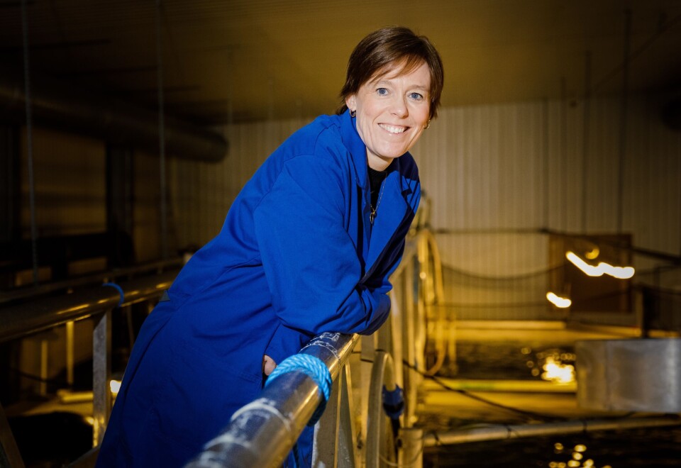 NYTTIG: Seniorforsker ved Nofima, Åsa Maria Espmark, karakteriserer Sharadas avhandling og resultater som veldig viktig og direkte matnyttig for både forskningsmiljøet og bransjen. Foto: Terje Aamodt © Nofima