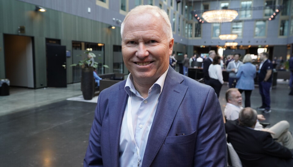 Knut Nesse, daglig leder i Akva Group, under AquaNext i Stavanger.