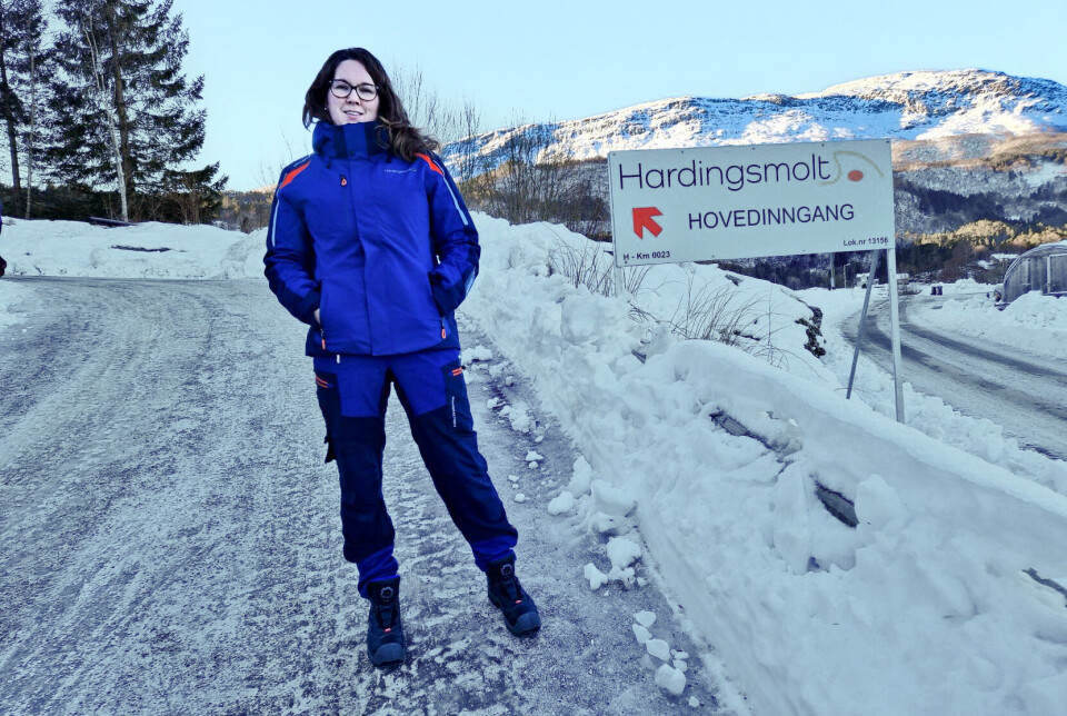 Katrine Bergthun har vært tolv år i Hardingsmolt, og jobber nå som kvalitetssjef.