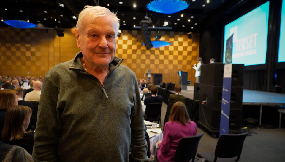 Jan Gjerde, veterinær i Sørsmolt, under Tekset-konferansen i Trondheim.