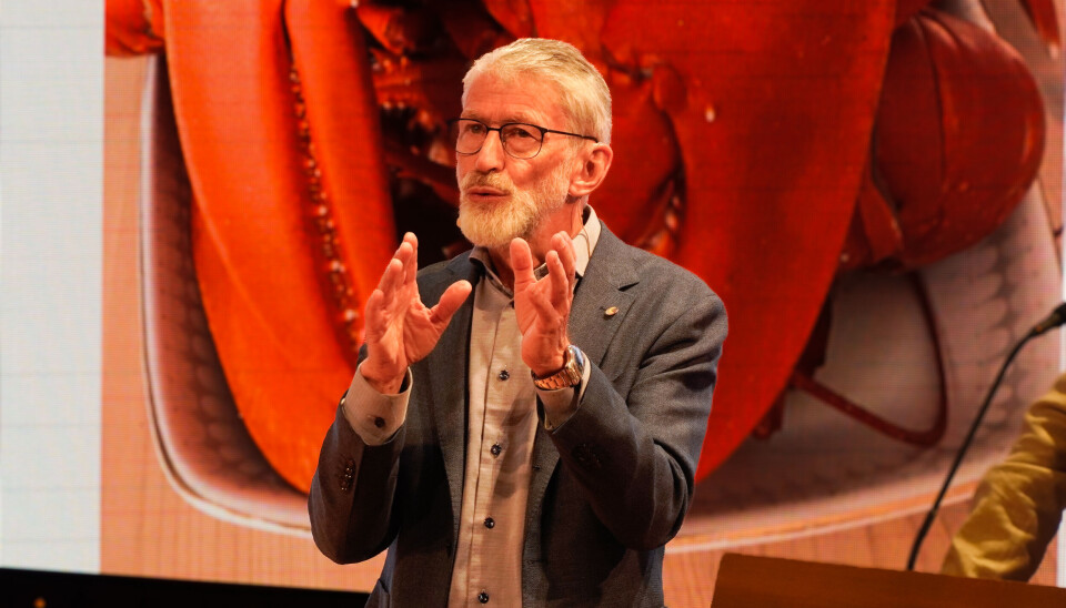 Torbjørn Åsgård predikerte hvor viktig det er med riktig fôr til riktig fisk.