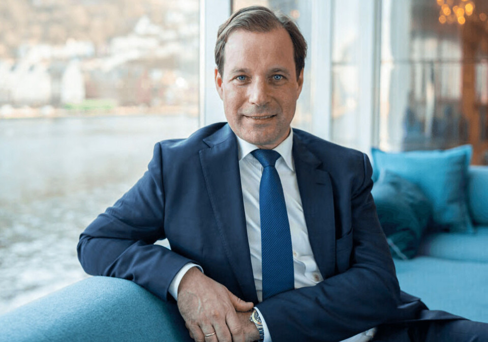 Joachim Nielsen, administrerende direktør i Proximar sier fisken har det bra nå etter tankuhellet de hadde i februar. Foto: Proximar Seafood.