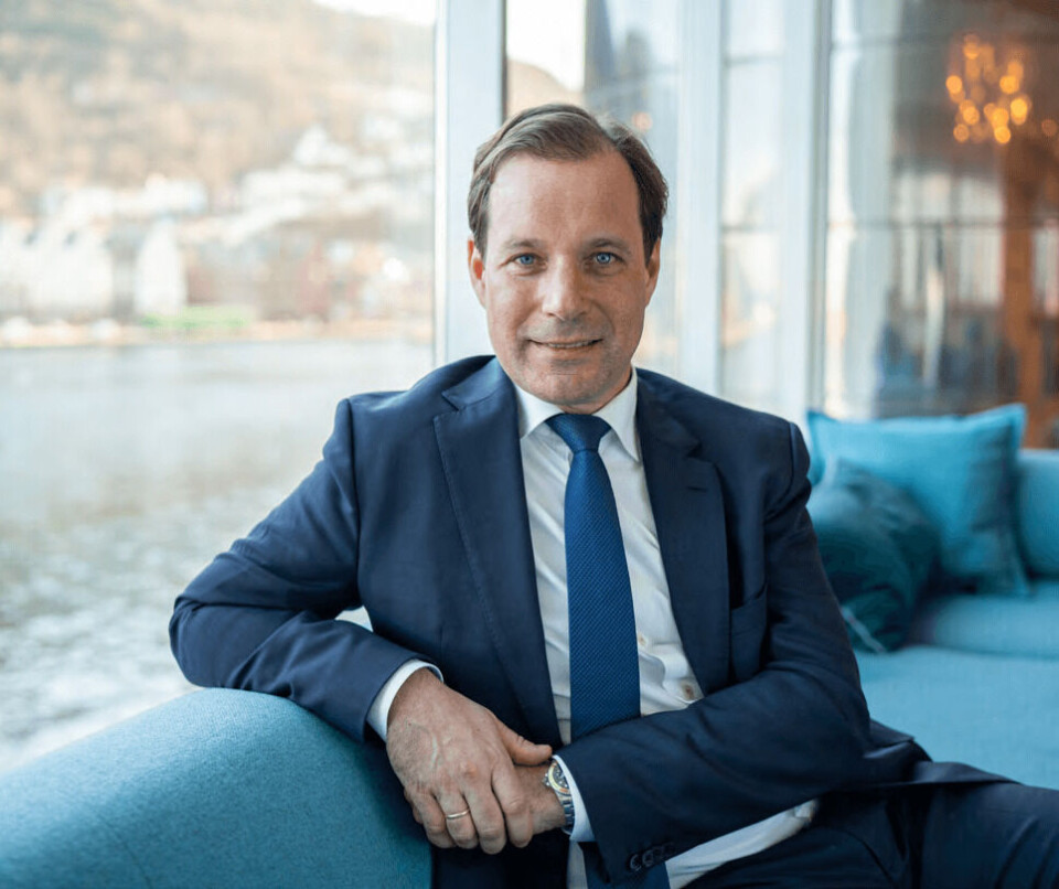 Joachim Nielsen, administrerende direktør i Proximar Seafood er glad for fremdriften i det landbaserte anlegget i Japan. Foto: Proximar Seafood. Joachim Nielsen, administrerende direktør i Proximar Seafood er glad for fremdriften i det landbaserte anlegget i Japan. Foto: Proximar Seafood.