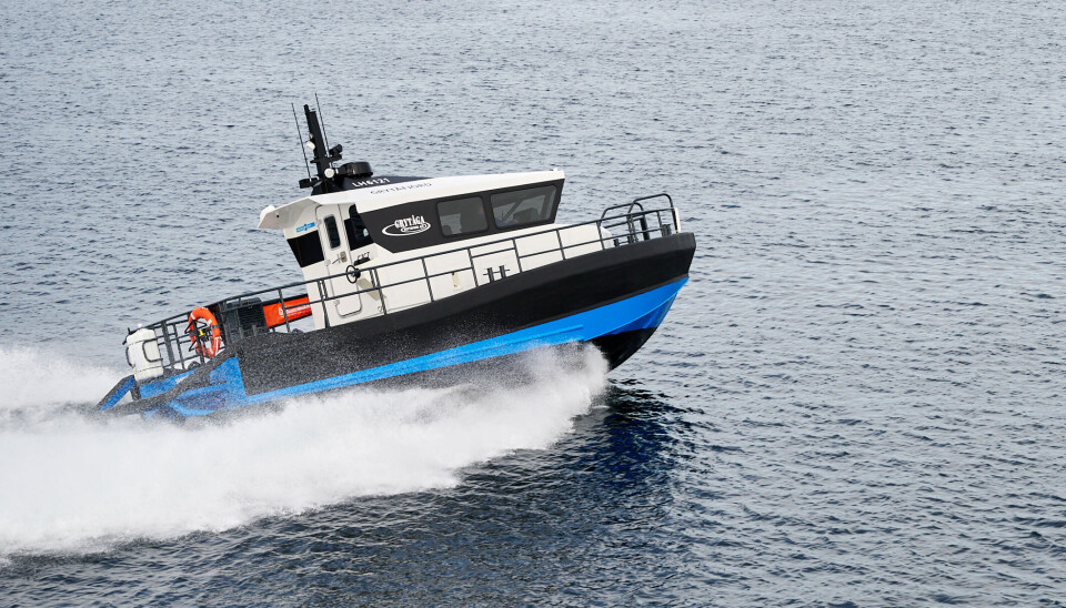 Grytåfjord er utstyrt med twin vannjet som gir god manøvrerbarhet og ekstra sikkerhet under fart.