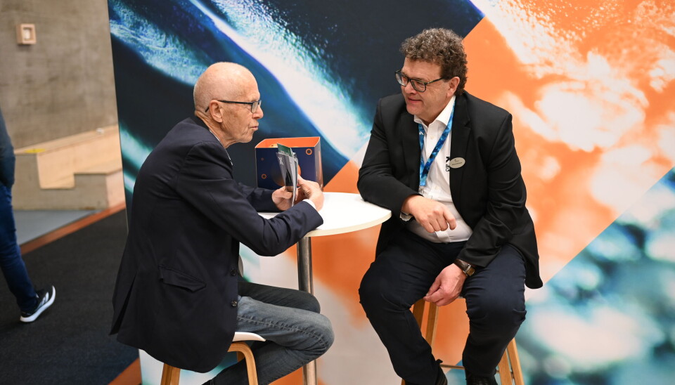 Bjørn Myrseth under HavExpo på Sotra.