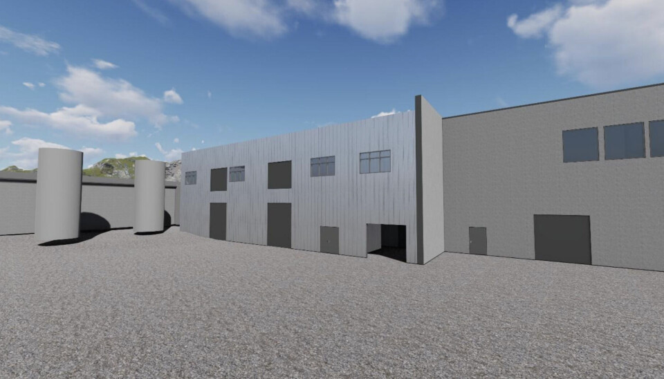 Fasadetegning fra Arcon prosjekt AS i Namsos som står for arkitekt-tegninger og RIB.