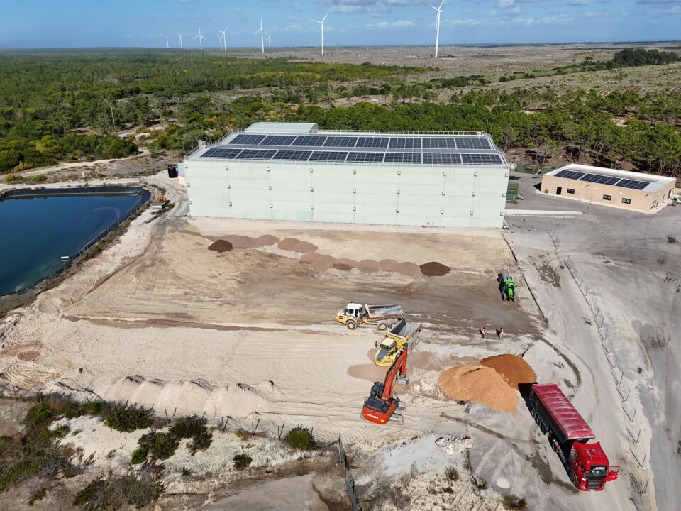 Stolt Sea Farms RAS-anlegg i Tocha, og området hvor RAS II vil bli bygget ved siden av.
