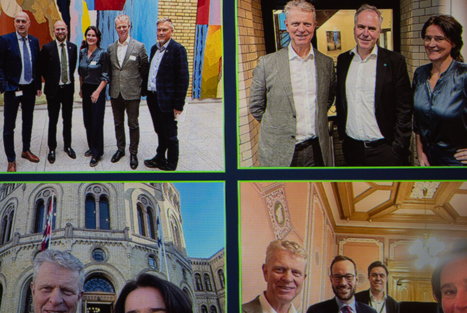 Direktør for fiskehelse og fiskevelferd i Ovum Aqua, Siri Vike, hadde dagen før smoltkonferansen tatt turen til Stortinget sammen med CEO i samme bedrift, Cato Lyngøy, for å fortelle stortingspolitikerne et pauli ord.