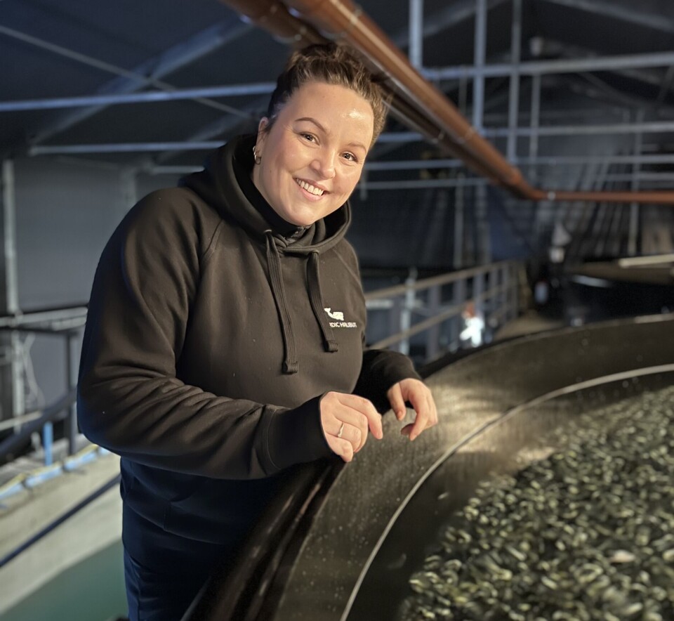 Kristina Odde jobber på settefiskavdelingen på Averøy.