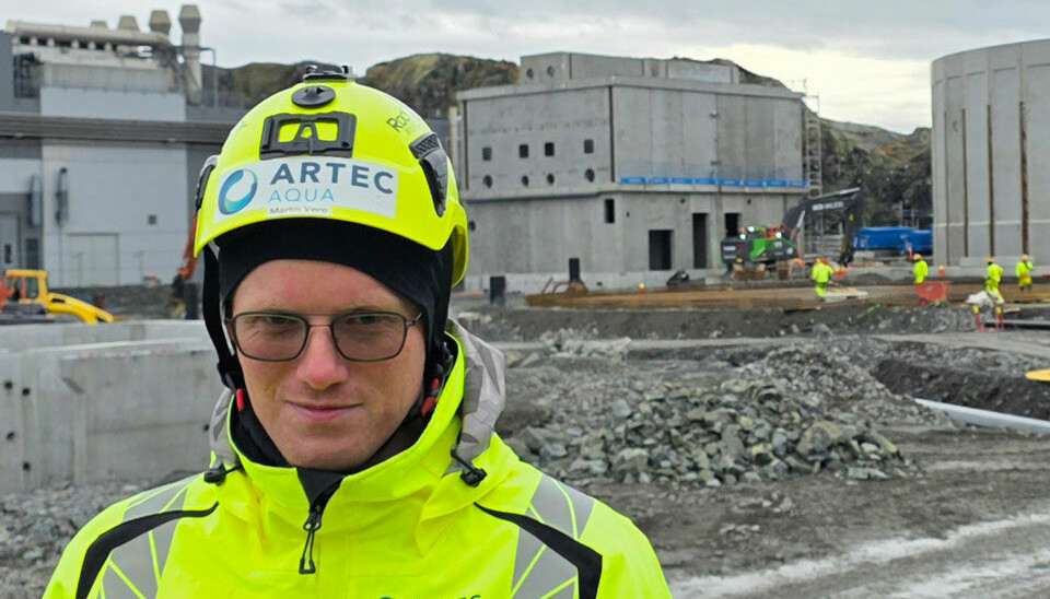 Anleggsleder Martin Vere koordinerer arbeidet ved utbyggingen av fase 2.