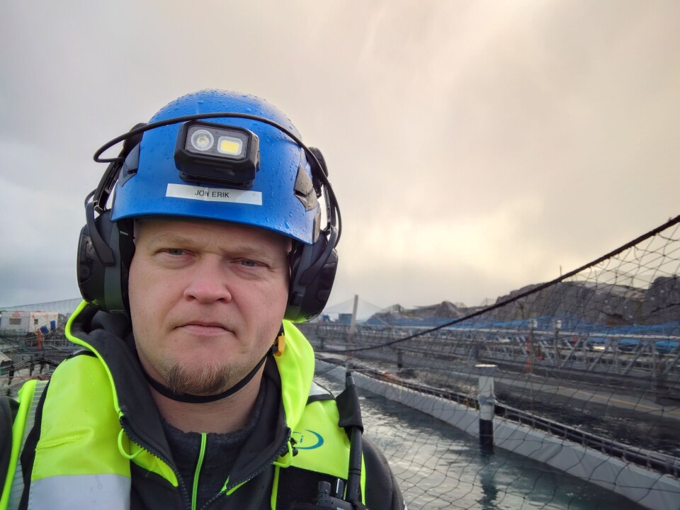 Jon Erik Johansen (41) har startet nylig som skiftleder i Gigante Salmon og ser frem til utfordringene i landbasert oppdrett.