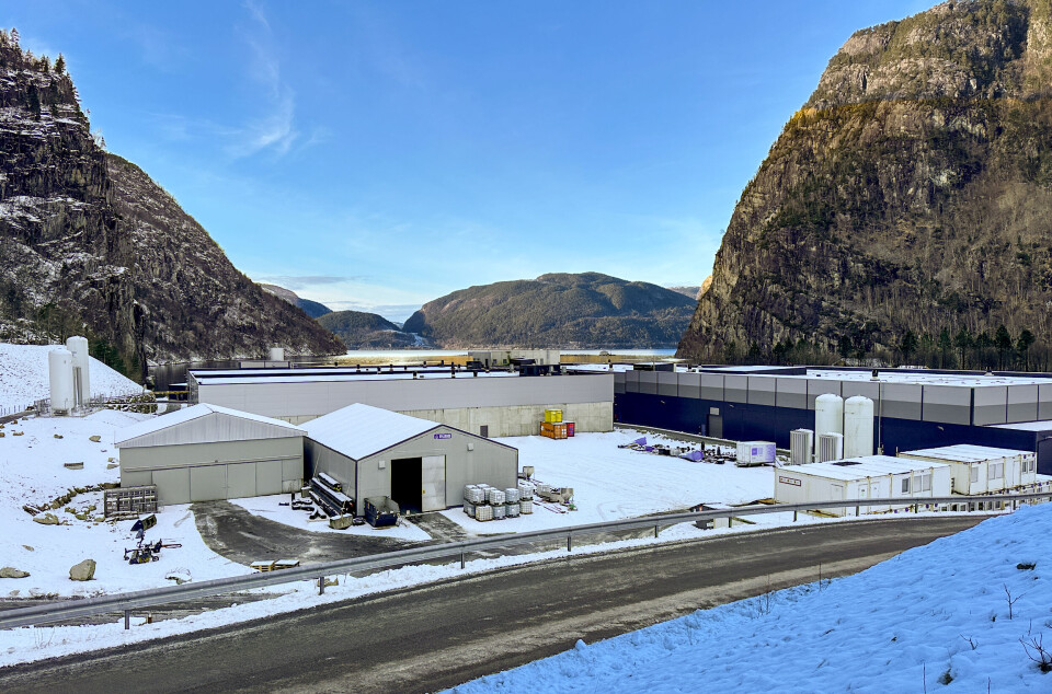 Tytlandsvik Aqua ligger i oppdrettskommunen Hjelmeland. Fire haller er allerede bygget ut, men det er plass til flere.