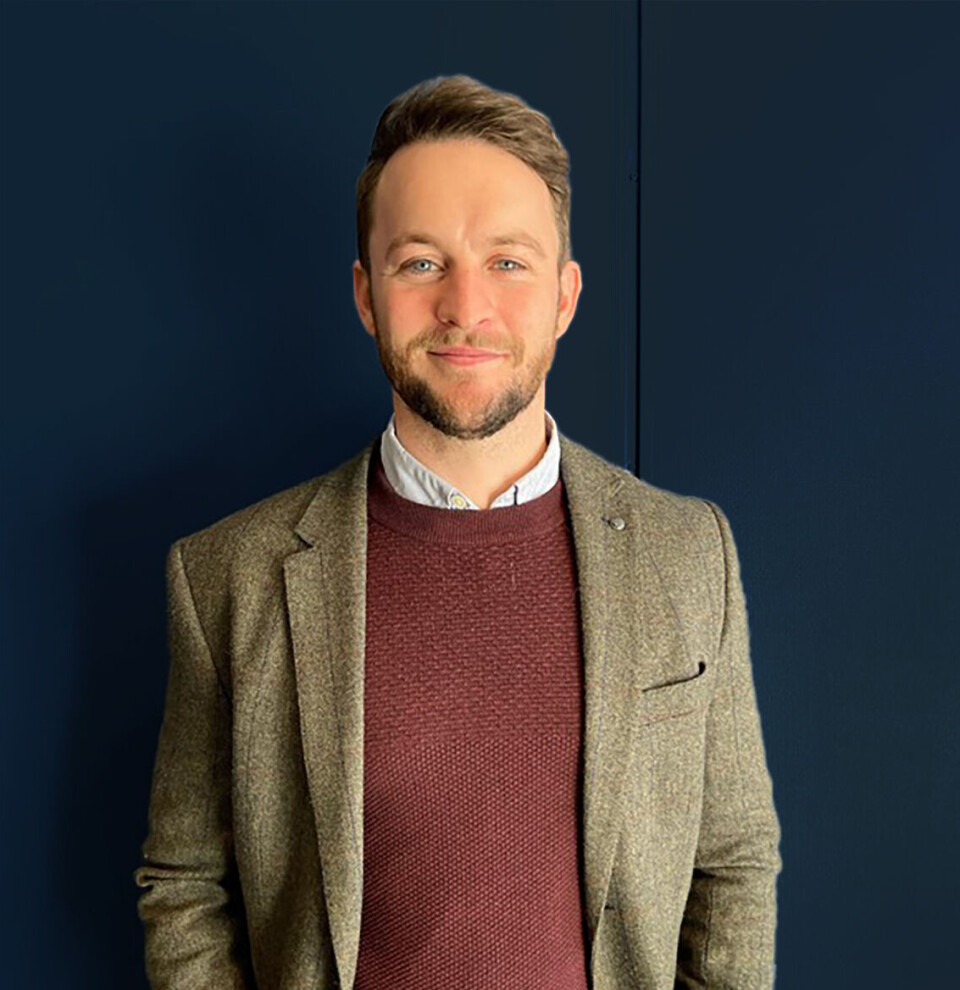 Luke Kellgren-Parker er leder for Pures Salmon Technology.