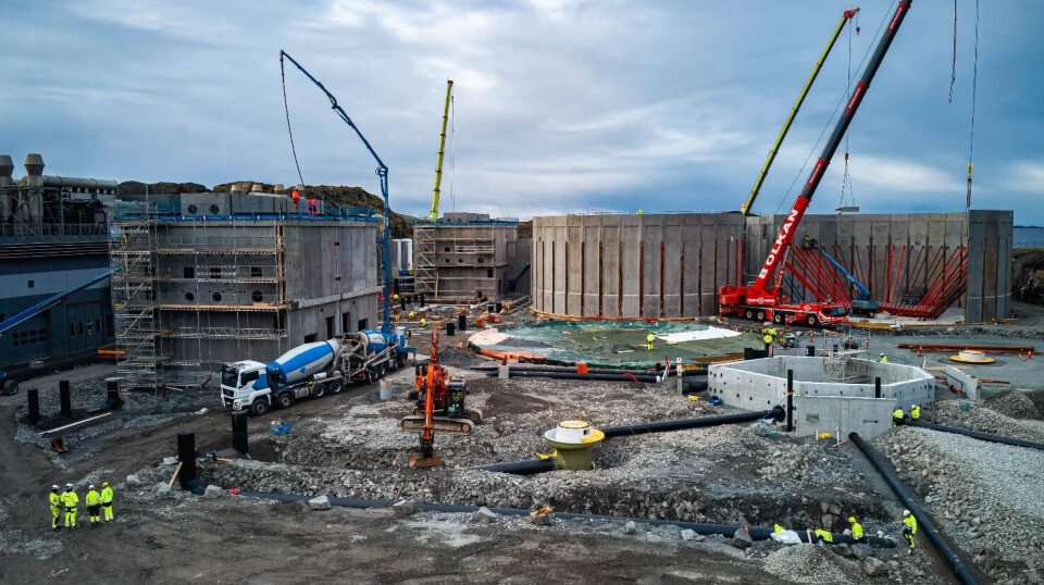 Fase 2-utbyggingen på Indre Harøy pågår for fullt. Men det krever en god likviditet. Det siste året har ikke Salmon Evolution fått så mye for laksen som de hadde håpet.