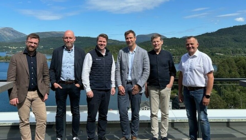 fv; Birkir Baldvinsson, Andreas Isaksen, Frank Edvard Vike, Jon Kjartan Jonsson, Thorsteinn
Mar Baldvinsson, Børre Haanes Waagan.