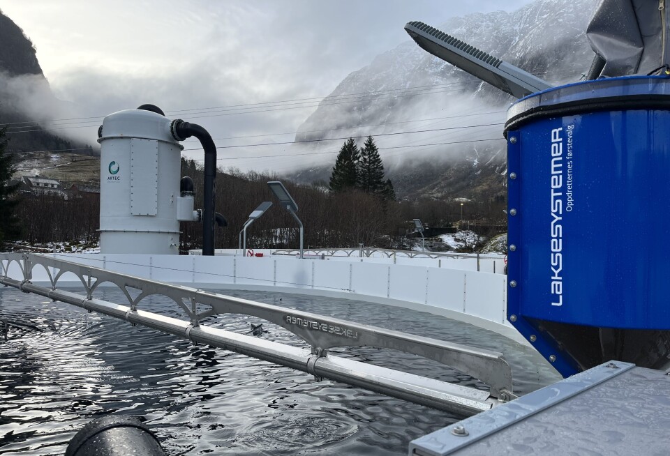 Eide Smolt er et av anleggene som i år har fått fôringssystemer fra Laksesystemer.