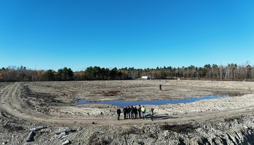 Arbeidet på tomten til Great Northern Salmon har stanset for vinteren. Til våren er det planlagt byggestart.
