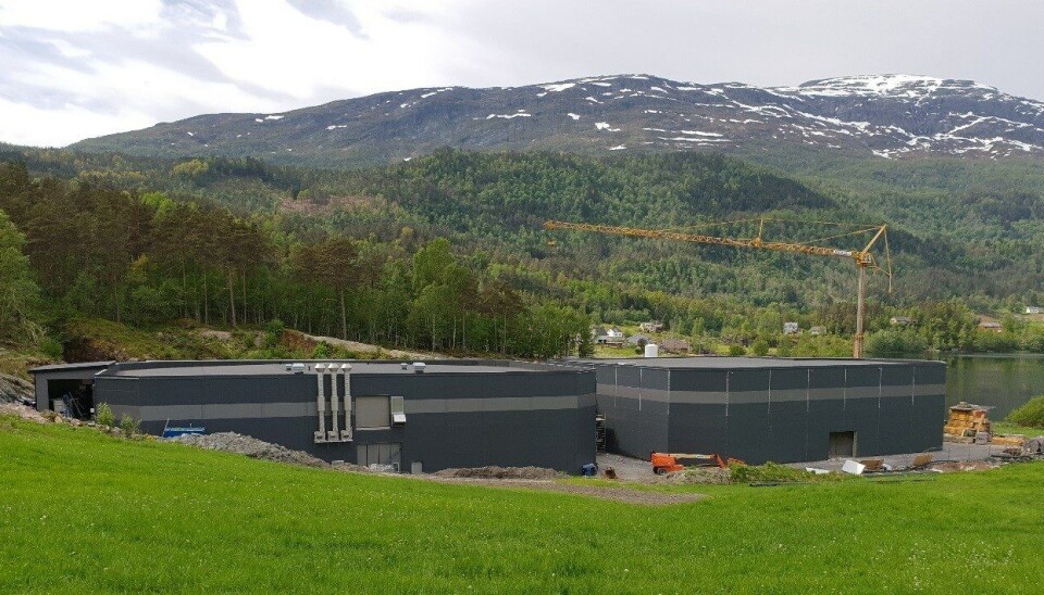 Hardingsmolt sitt settefiskanlegg i Tørvikbygd i Hordaland. Foto: Hardingsmolt. Hardingsmolt sitt settefiskanlegg i Tørvikbygd i Hordaland. Foto: Hardingsmolt.