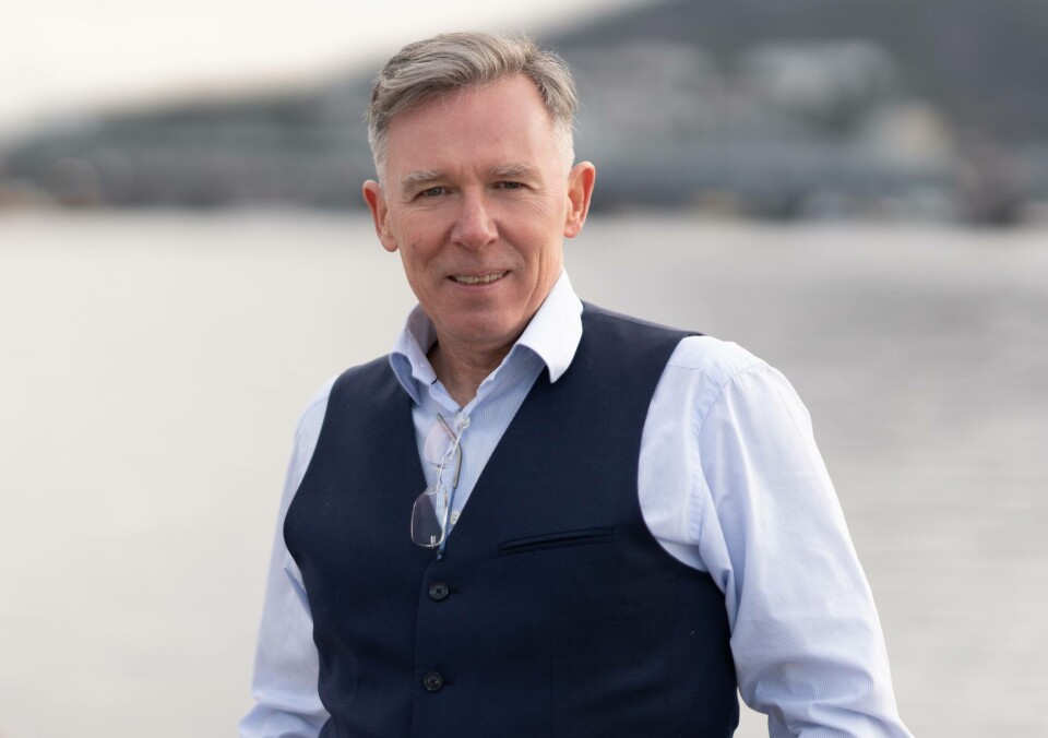 Per Håkon Stenhaug er direktør for kommunikasjon og HR i Pure Salmon Kaldnes. Foto: Pure Salmon Kaldnes.