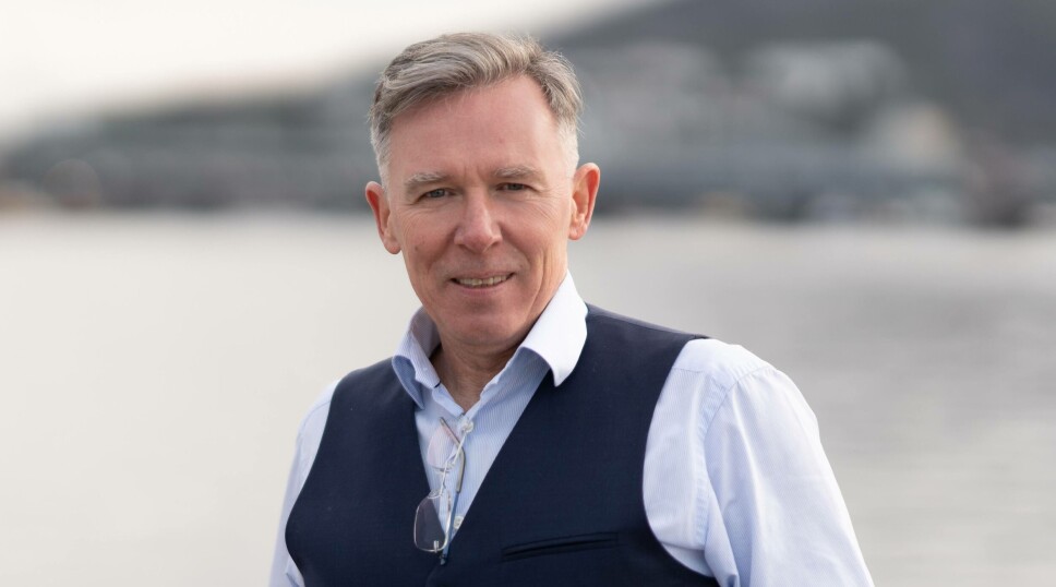 Per Håkon Stenhaug, direktør for kommunikasjon og HR i Pure Salmon Kaldnes gir seg i selskapet 30. november.