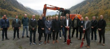 Byggingen av verdens største matfiskanlegg for ørret er nå i gang på Rjukan