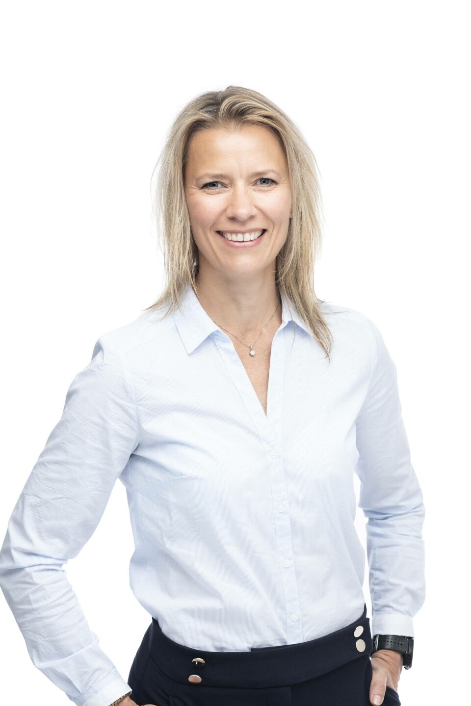 Administrerende direktør Heidi Kyvik i Eyvi sier de fokuserer på å skreddersy landbaserte RAS-anlegg for sine kunder og har siden oppstarten i 2019 hatt en stor vekst i både oppdrag og antall ansatte. Foto: Eyvi.