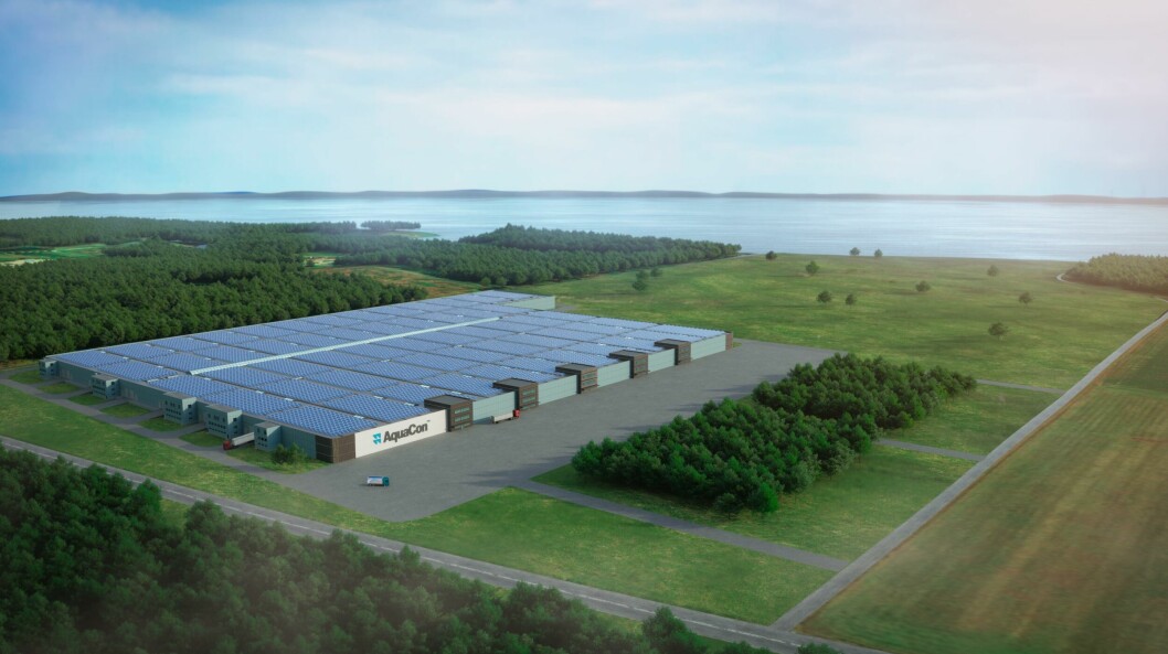 Aquacon ønsker å bygge tre landbaserte lakseanlegg på østkysten av USA med en kostnadsramme på én milliard dollar, og en total produksjonskapasitet på 45 000 tonn. Det første anlegget er planlagt med en kapasitet på 16 000 tonn.