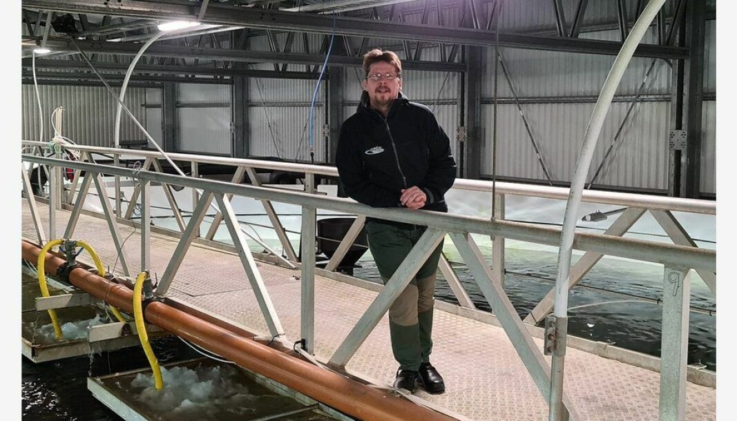 Daglig leder Ronny André Slotterøy i Grytåga Settefisk Daglig leder Ronny André Slotterøy i Grytåga Settefisk